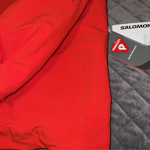 Salomon BRILLIANT-PERFORMANCEJACKET “FIERY RED”20,000mm rain proof PRIMOLOFT PRO - Picture 14 of 16